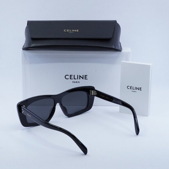 Final Price! Celine CL40259I 01A Black Grey Sunglasses - Picture 10 of 10